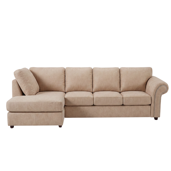 Model 2 Oakland Full Back XL L Shape Leather Sofa