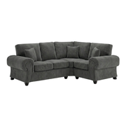 Velvet / Dark Grey / Right Hand Facing