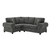 Velvet / Dark Grey / Left Hand Facing
