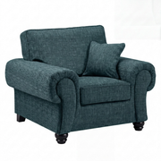 Chenille / Teal