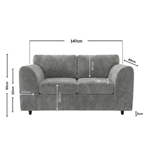 Velvet light grey