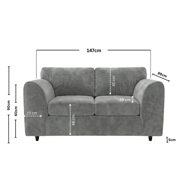 Velvet light grey