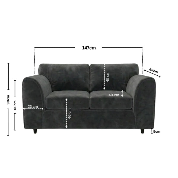 velvet Dark Grey
