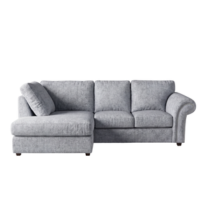 model 2 Oakland Full Back L Shape Leather Sofa