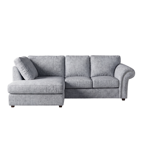 model 2 Oakland Full Back L Shape Leather Sofa