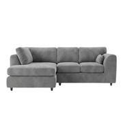 Velvet / Light Grey / Left Hand Facing