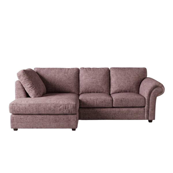 model 2 Oakland Full Back L Shape Leather Sofa
