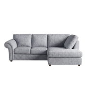 Chenille / Light Grey / Right Hand Facing