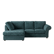 Chenille / Teal / Left Hand Facing