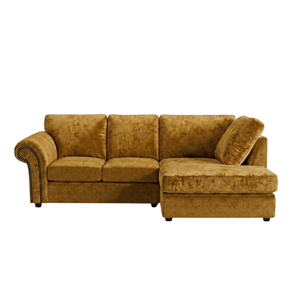 model 2 Oakland Full Back L Shape Leather Sofa