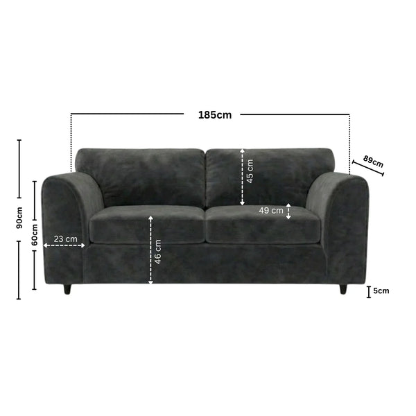 Velvet Dark Grey