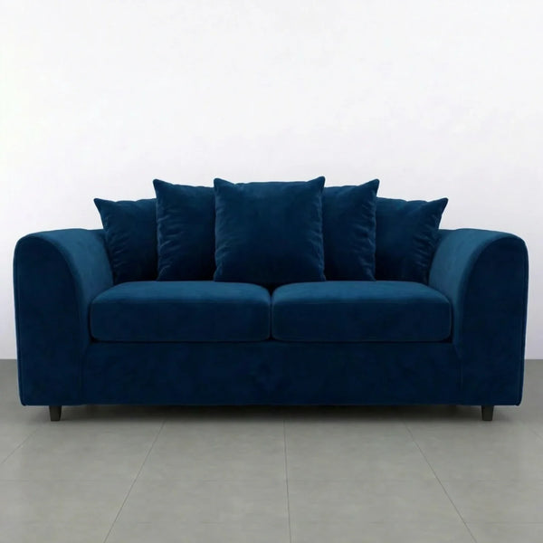 velvet 3 seater Midnight Blue