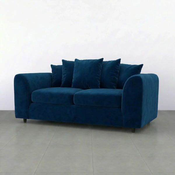velvet 3 seater Midnight Blue