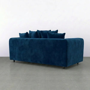 velvet 3 seater Midnight Blue
