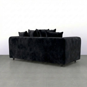 3 + 2 seater black 