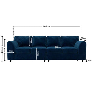 Velvet Midnight Blue