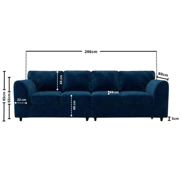 Velvet Midnight Blue