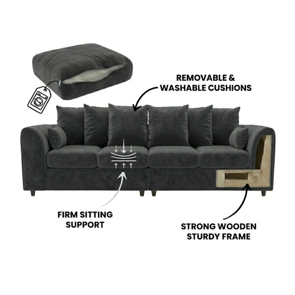 Velvet Dark Grey