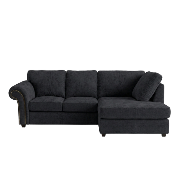 model 2 Oakland Full Back L Shape Leather Sofa