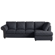 Chenille / Dark Grey / Right Hand Facing