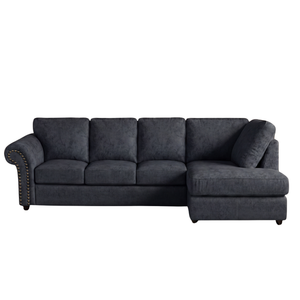 Model 2 Oakland Full Back XL L Shape Leather Sofa