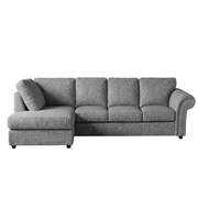 Chenille / Light Grey / Left Hand Facing