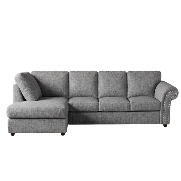 Model 2 Oakland Full Back XL L Shape Leather Sofa