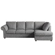 Chenille / Light Grey / Right Hand Facing