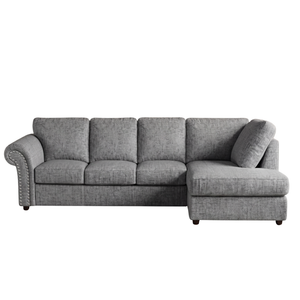 Model 2 Oakland Full Back XL L Shape Leather Sofa