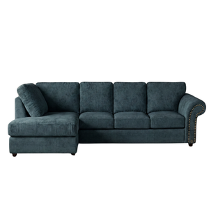 Model 2 Oakland Full Back XL L Shape Leather Sofa