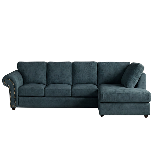 Model 2 Oakland Full Back XL L Shape Leather Sofa