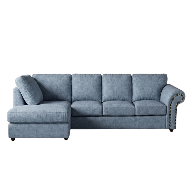Model 2 Oakland Full Back XL L Shape Leather Sofa