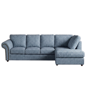 Model 2 Oakland Full Back XL L Shape Leather Sofa