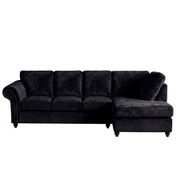 Chenille / Black / Right Hand Facing