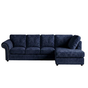 Model 2 Oakland Full Back XL L Shape Leather Sofa