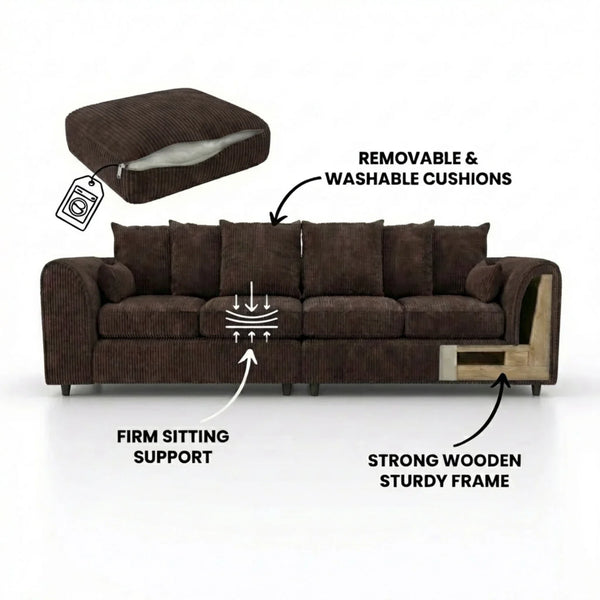 CORDUROY Chocolate Brown