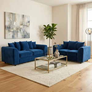 3 + 2 seater midnight blue