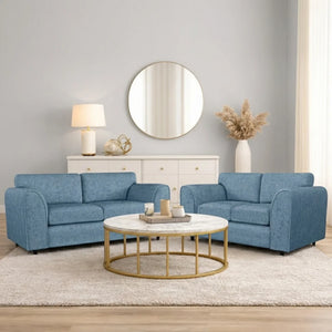 Chenille 2 Seater sky blue