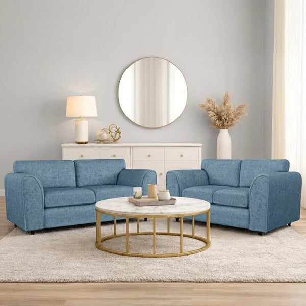 Chenille 2 Seater sky blue