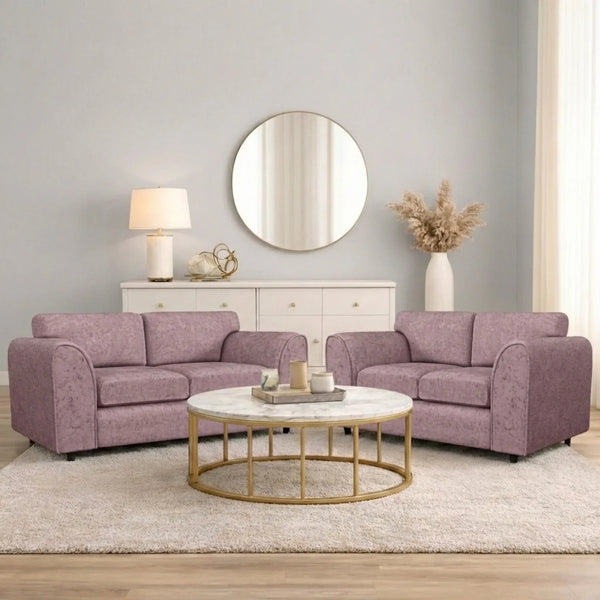 Chenille 2 Seater pink