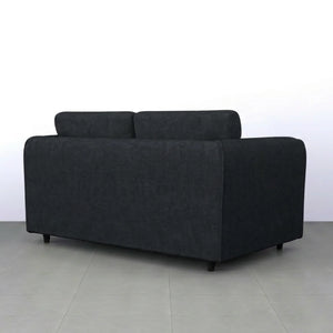 Chenille 2 Seater black