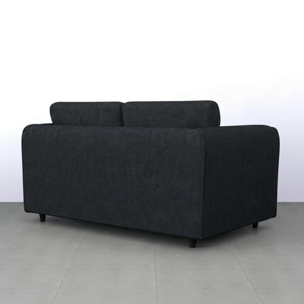 Chenille 2 Seater black