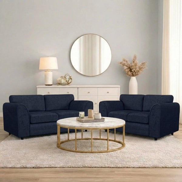 Chenille 2 Seater midnight blue