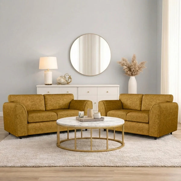 3 Seater mustard