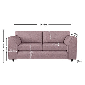 3 Seater pink