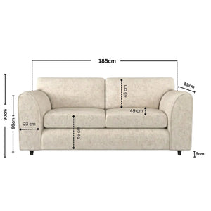 3 Seater cream