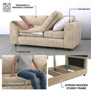 3+2 Seater beige