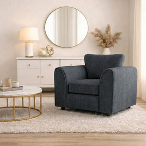 Armchair dark grey