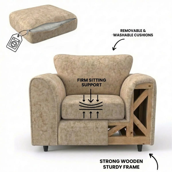 Armchair beige