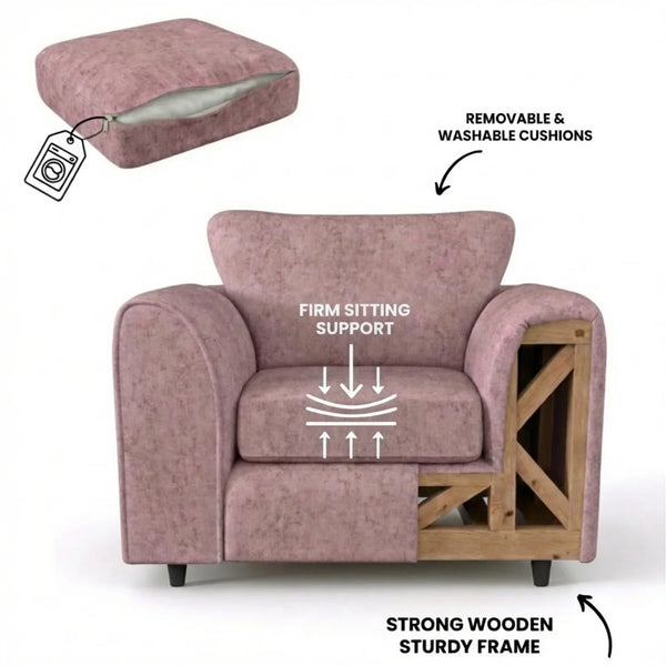 Armchair pink